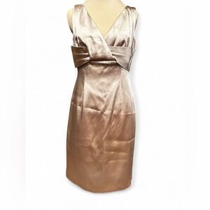 Taylor Elegant Cream Sleeveless Dress 2